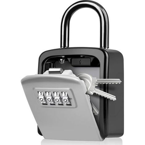 Bote cl scurise avec code portable et rinitialisable pour intrieur et extrieur Quincaillerie Sécurité et se (1/4)