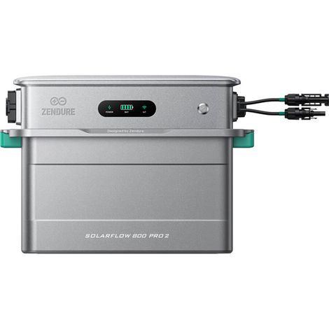 Zendure SolarFlow 800 Pro 2 - Stockage énergétique solaire domestique 800W, gestion intelligente, IP65, Seulement SolarFlow 800 Pro 2