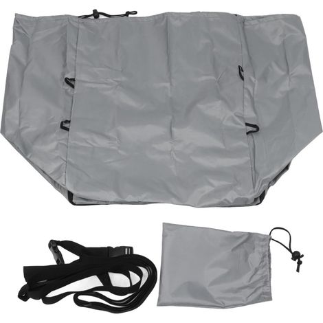 Housse de Protection pour Pompe de Spa Gonflable, Tissu Oxford 420D, Argent, Résistant à l'Eau et à la Poussière (1/5)