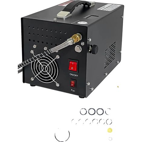 Compresseur d'air, Alimentation intégrée, Haute pression, 220V, UE (1/2)
