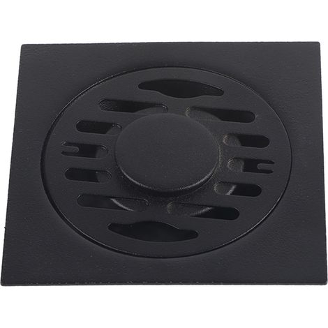 Grille d'évacuation de sol renforcée en acier inoxydable épaissi, déodorante pour douche de salle de bain domestique et évacuation des eaux usées (1/4)