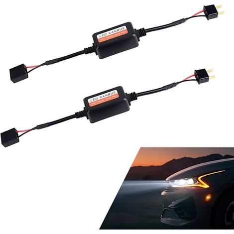 Canbus-Decodierungsadapter für H7-LEDs (2 Stück) mit Fehlerunterdrückung (1/4)