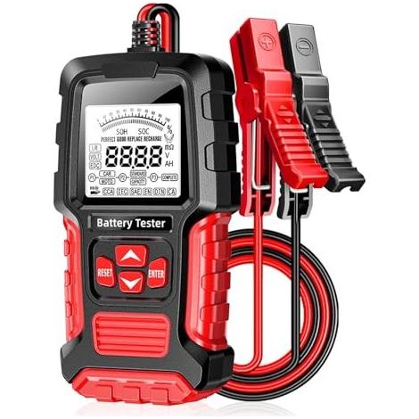 Autobatterietester, 12V/24V, 3Ah - 200 Digitalanalysator zum Laden von Anlasserbatterien für ATV, LKW, SUV, Boot (1/5)
