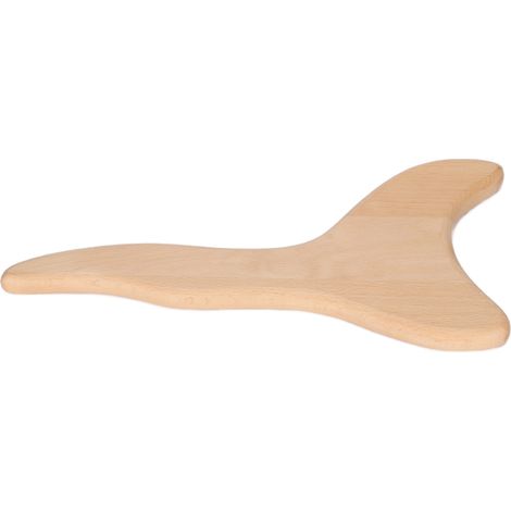 Planche à gratter en hêtre, outil de massage Guasha en bois exquis pour la nuque et les méridiens du corps (1/5)