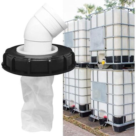 45Couvercle de Rservoir IBC avec Filtre en Nylon Lavable pour Rservoir d\\'eau de Pluie IBC 1000 litres,Filtre Couvercle IBC Accessoires de Rservoir IBC,Filtre Eau de Pluie en Nylon 165 mm (1/5)