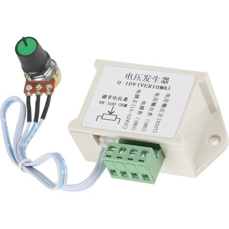 Générateur de signal analogique 0-10V DC 10mA Module ajustable tension variable pour automate et test industriel (1/5)