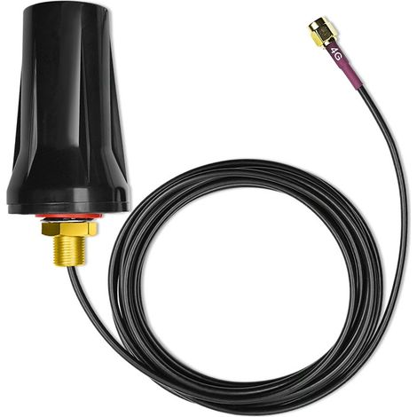 Antena dual Qoltec 4G LTE 7 dBi omnidireccional externa (1/5)