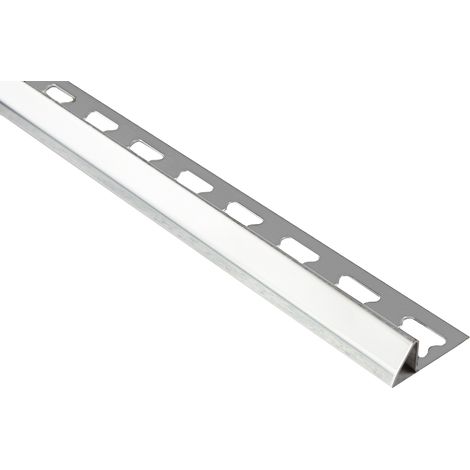 Fliesenschienen Edelstahl - silber glänzend große Auswahl 2 Meter: 10mm, Übergangsprofil