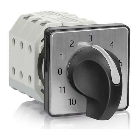 Interrupteur à came RS PRO, 12 contacts , Unipolaire, 16A ( Prix pour 1 )