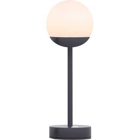 NORAI SLIM 30 cm Tischlampe mit wiederaufladbarem Akku. Warmes LED-Licht. Hergestellt in Spanien. (1/4)
