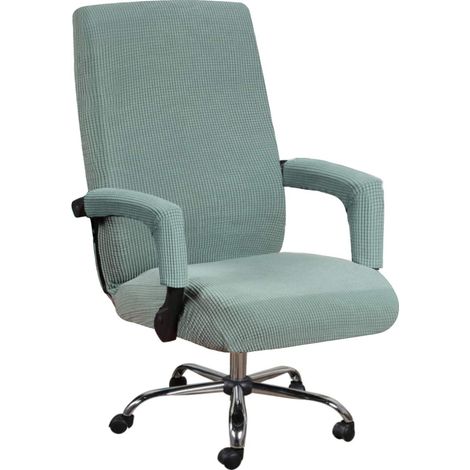 Elastic Computer Chair Cover (Bean Green, L), Universal Computer Chair Cover, Decoration, Leisure Chair Protection