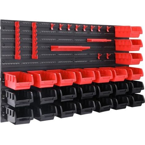 Étagère Bacs De Rangement Vis, Clous outils 43 Accessoires (1/5)