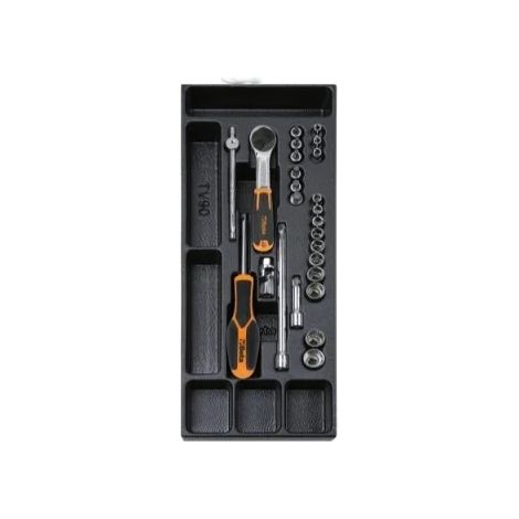 Beta Termoformato rigido con assortimento utensili 25 Pz. T91MH cod. 024240098