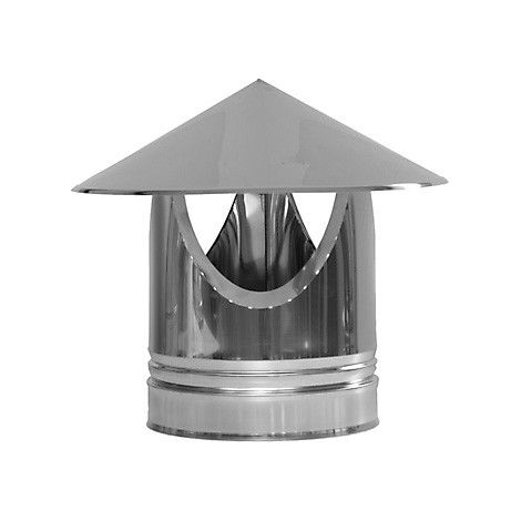 Sombrerete para chimenea DW PELLETS 316L/304 Ø80 mm  - DINAK