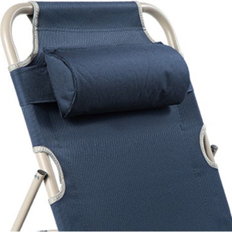 Verstellbare Bettrückenlehne mit mehreren Neigungswinkeln, stabile Unterstützung, klappbarer Bettstuhl mit Kissen für Senioren und Menschen mit Behinderung, blau (1/5)