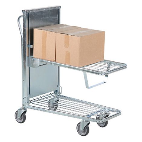 Matisère – Chariot d'atelier à niveau constant – Charge max 300kg – Plateau supérieur 790x385mm – Acier galvanisé – 1920057256