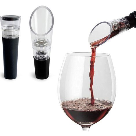 Ventilateur et pompe à vin (2 ensembles) - Talons hauts modernes - Couvercle de ventilation et de mise sous vide (1/5)