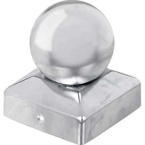 Pfostenkappen edelstahl für 12 x 12 cm Stöcke - Pro Stück