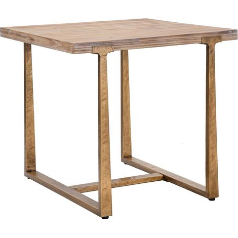 Esstisch mauro ferretti 80x80 cm braun MDF Metall (1/5)