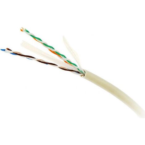CABLE RED GEMBIRD UTP CAT6 TRENZADO PREMIUM CCA AWG24 BOBINA 305M GRIS (1/3)