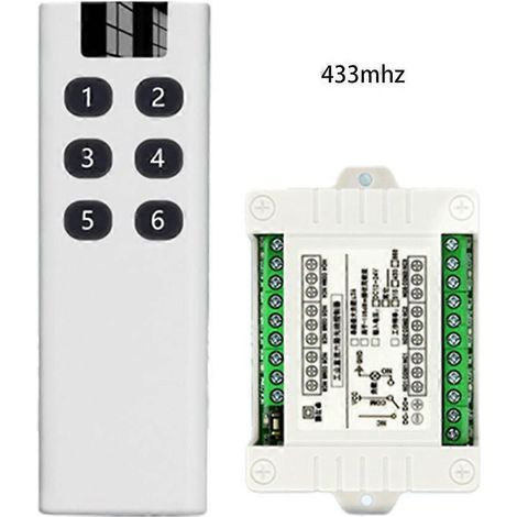 Interrupteur sans Fil Télécommande, Émetteur-Récepteur 433 MHz pour Maison Intelligente (1/4)