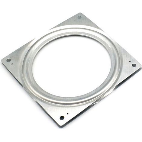 Plateau tournant pivotant, plate-forme tournante avec roulement rotatif à 360 degrés carré, équipée de roulements à billes en acier pour armoires de cuisine, comptoirs et celliers (4 pouces) (1/5)