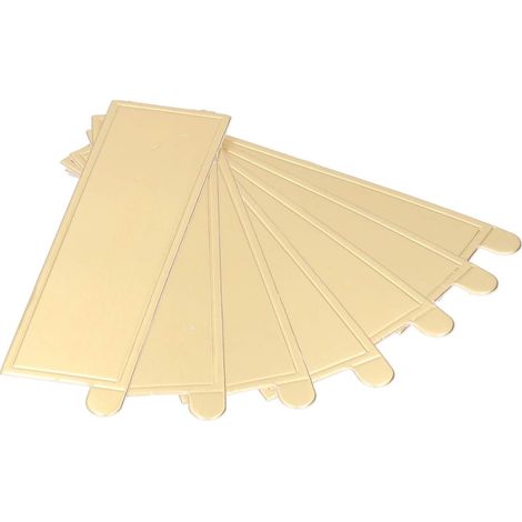 Planches à Gâteaux en Mousse Rectangulaires Dorées, Plateaux à Desserts avec Carton de qualité Alimentaire, Fournitures de Pâtisserie Fête, 100 Pièces (1/5)