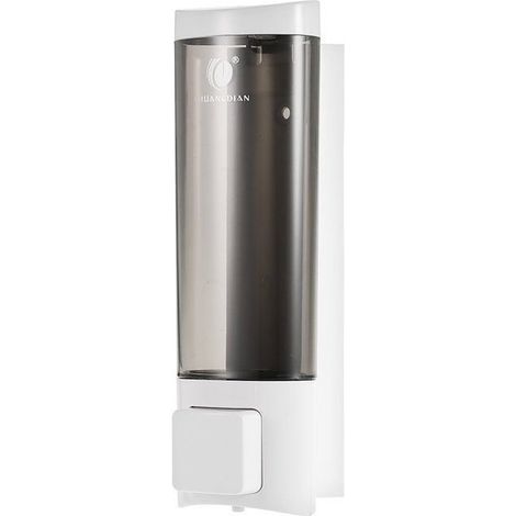 Wall-mounted 200ml soap dispenser for bathroom, toilet, hotel, white (1/4)