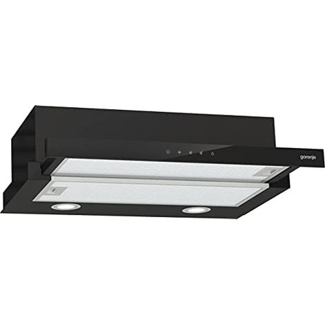 Gorenje TH64E4BG campana Semintegrada (extraíble) Negro 450 m³/h C (1/5)