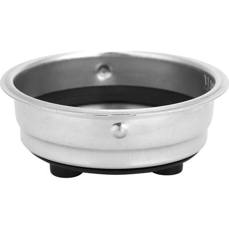 Detachable Stainless Steel Coffee Filter Basket Strainer Machine Accessories for Single Cup Home Office (1/5)