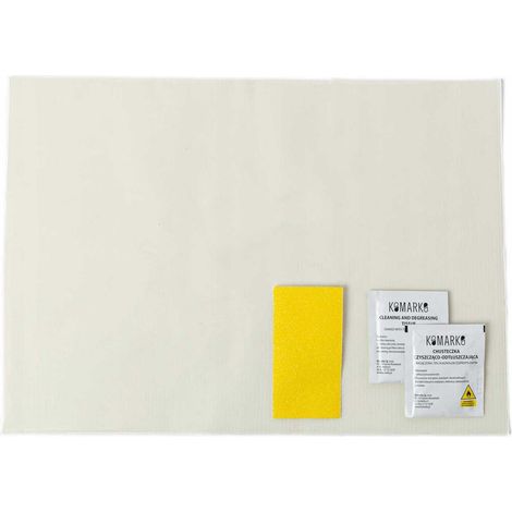 Kit de reparación de lonas de 45x32cm TRANSPARENTE (1/3)