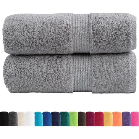 Serviettes d'invité de qualité supérieure SOLUND 2 pcs gris
