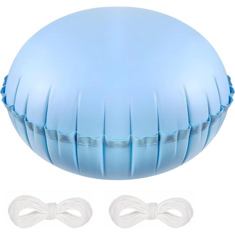 Coussin de Piscine Rond pour l'hiver, 120 x 120 cm Coussin Gonflable Portable pour Couverture de Piscine, Coussin Flotteur Hivernage (1/5)
