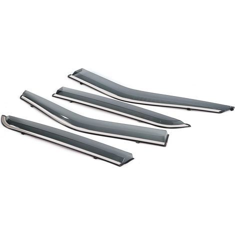 Lot de 4 Déflecteurs de Fenêtre pour Explorer 2013-2018 Protection Contre la Pluie et Le Soleil Garniture de Porte pour la Lumière du Soleil et Le Flux d'air Accessoires de Déflecteur de (1/5)