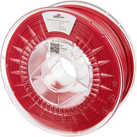 Spectrum Filaments 80059 PET-G Premium Filamento per stampante 3D PETG resistente ai prodotti chimici, resistente agli