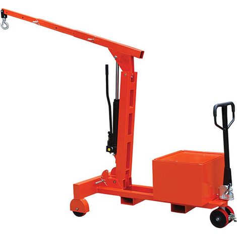 Grue d'atelier pliante 750kg - Hauteur max 2750mm - Porte-à-faux 2100mm - Manutention de face - SCH075 (1/4)