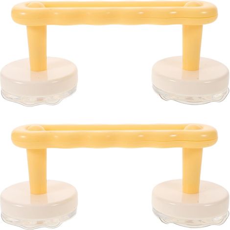 Lot de 2 barres d'appui à ventouse, plastique et silicone (1/5)