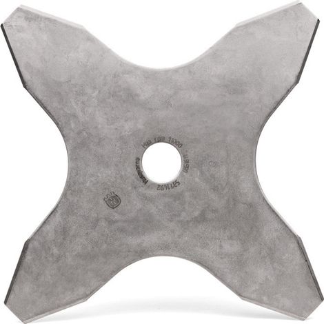 Husqvarna 578444701 - Disco Grass Taglio 4 Denti Grigio per Decespugliatore e Tagliabordi 1,80mm