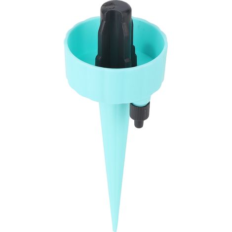 Accessoire pic d'arrosage automatique pour plante fleur, irrigation goutte à goutte maison jardin balcon bureau voyage, en PP bleu 16,5 cm, lot 3 pièces (1/5)