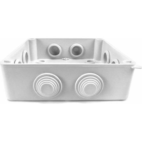 Boîte De Dérivation - ABS - IP65 - Étanche Extérieur - 150 X 150 X 70 Mm - Blanc - 1 Pièce (1/5)