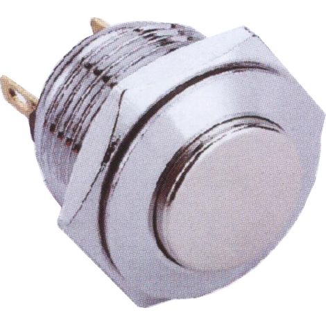 Interruttore monostabile 1NO cromato