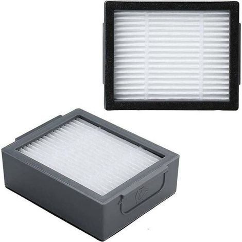 Sacs Aspirateur - Filtres Hepa - Pour Robot Aspirateur Roomba I3 I3+ I6 I7 I7+ I8 - Lot de 10 Sacs 8 Filtres 8 Brosses Latérales (1/4)