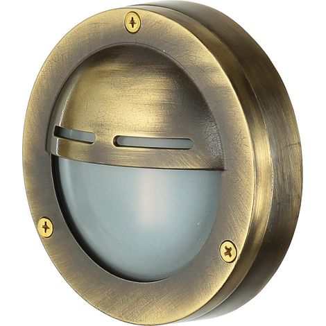 Kleine Außenleuchte Maritim Ø14cm GX53 IP64 Schiffslampe