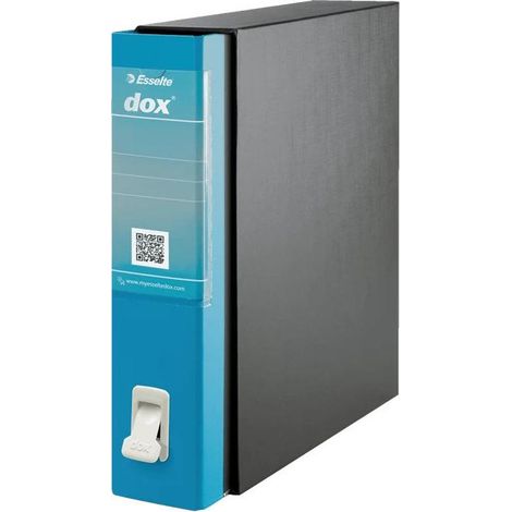 Esselte Dox 2 raccoglitore ad anelli A4 Nero, Blu (1/4)