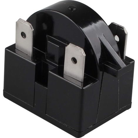Relais de démarreur PTC pour réfrigérateur - Résistance 15 Ohm - 3 broches - Accessoires pour réfrigérateur - Noir (1/4)