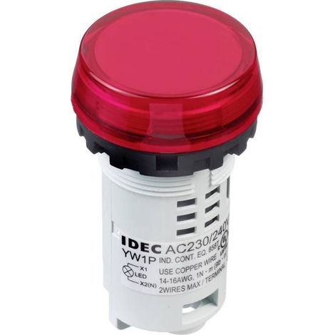 Dispositivo de mando Idec IP65 230 V diámetro 22 mm
