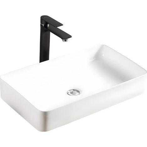 REA AUFSATZWASCHBECKEN DENIS WEIß / WEIß (1/5)