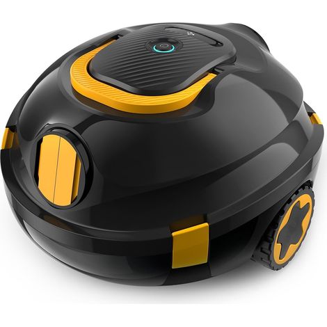 Robot Nettoyeur de Piscine sans Fil Aspirateur de Piscine Automatique, 120 Min d'autonomie, Auto-Stationnement Ultra Léger Robot pour Piscine Hors-Sol ou Enterrée à Fond Plat jusqu'à 110 m² (1/5)