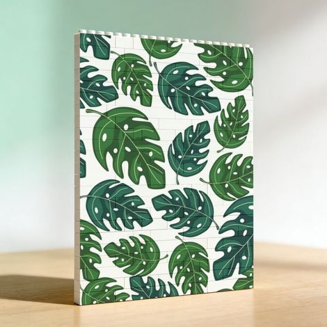 Cadre artistique cadeau en blocs de construction, cadeau d’anniversaire pour couples (1/5)