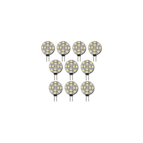 10 G4 DC 12V nicht dimmbare LED-Lampen, Weiß (6000K), Ersatz für 20W-Halogenlampen, für Küche, Wohnmobil, Wohnwagen, Boot (1/5)